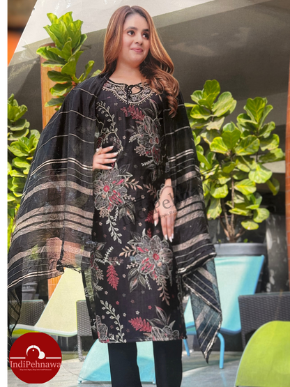 RAKHI SPECIAL DESIGNER HANDWORK 3PC SUIT