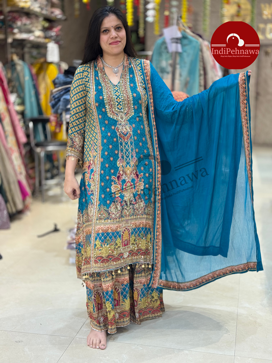 Indipehnawa Royal Jawa Style 3-Piece Partywear Suit Set